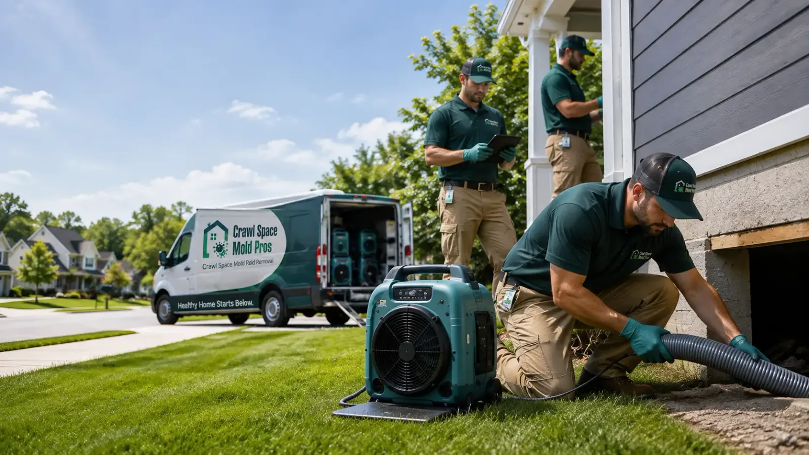 Crawl Space Mold Removal in Memphis, MI